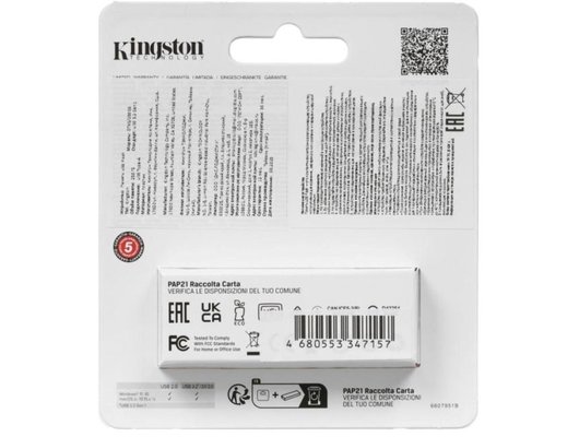 USB Флеш Kingston 256Gb USB 3.2 DataTraveler Exodia S DTXS/256GB черный/оранжевый