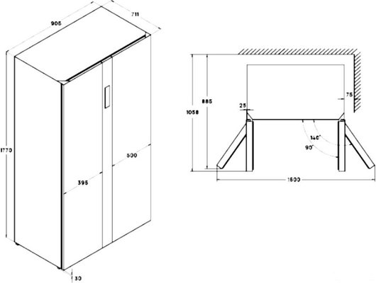Холодильник VARD VRS177NI