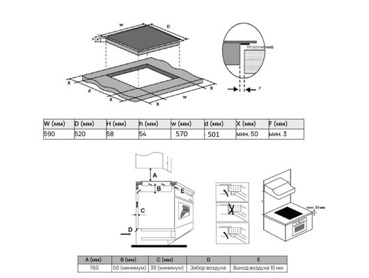 Варочная панель VARD VHC6464K