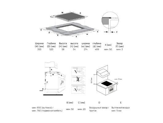 Варочная панель VARD VHC3261K