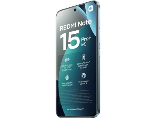 Смартфон Xiaomi Redmi Note 15 Pro+ 5G 8/256Gb Blue
