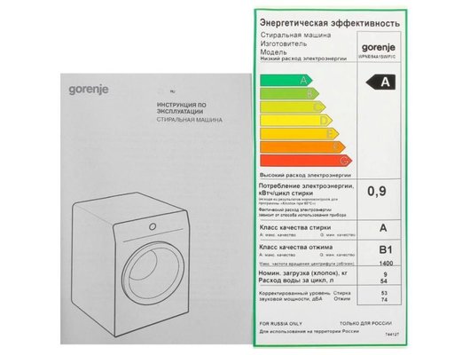 Стиральная машина GORENJE WPNEI94A1SWIFI/C