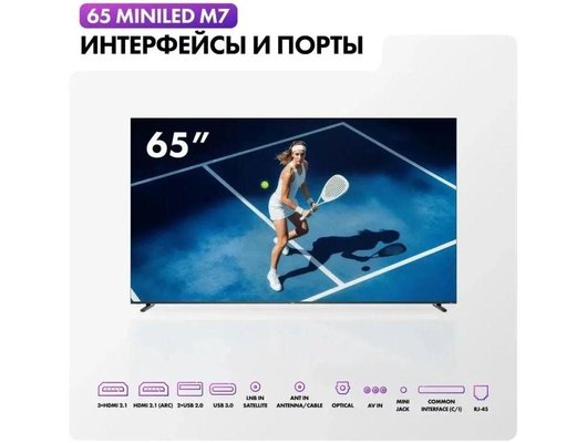 4K (Ultra HD) Smart телевизор HAIER 65 MINILED M7