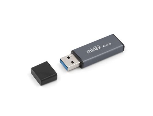 USB Флеш Mirex 64Gb USB 3.0 STIFF GRAY  (13600-FM3SGR64 )