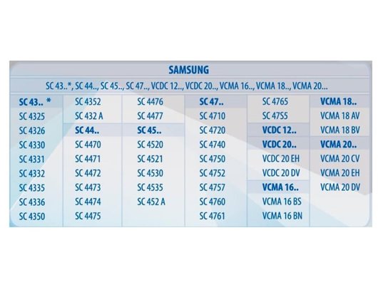 Фильтр для пылесоса TOP HOUSE TH 003SM Комплект фильтров для пылесосов SAMSUNG