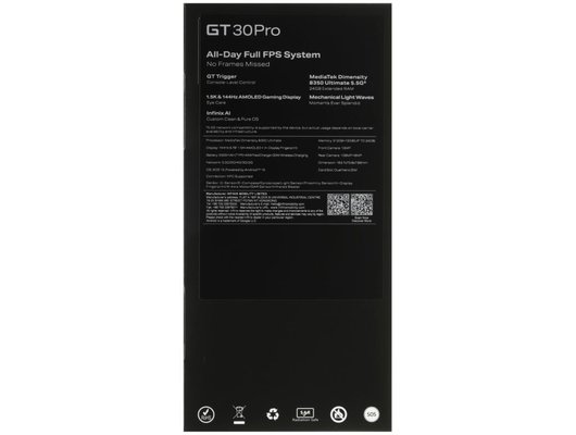 Смартфон Infinix GT 30 Pro 12/512Gb Silver