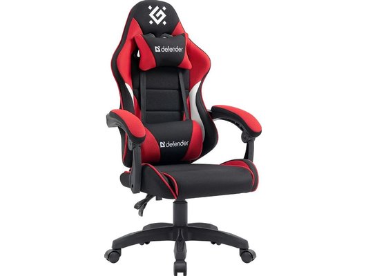 Кресло Defender Sorrento Black/Red