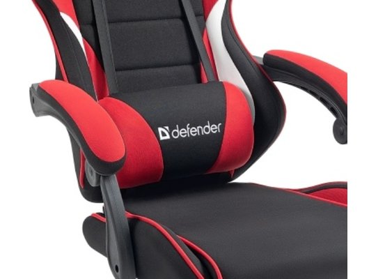 Кресло Defender Sorrento Black/Red