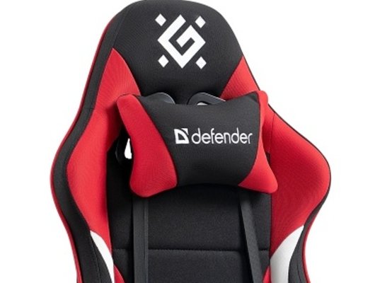Кресло Defender Sorrento Black/Red