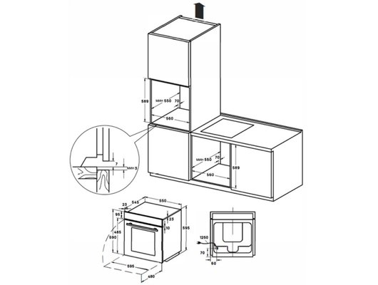 Духовой шкаф VARD VOE554HB