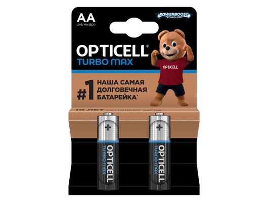 Батарейка Opticell Turbo Max AА 2шт