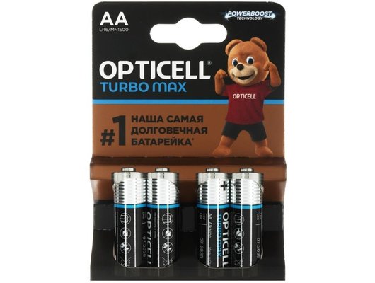 Батарейка Opticell Turbo Max AA 4шт