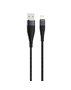 Кабель OLMIO SOLID, USB 2.0 - lightning, 1.2м, 2.1A, черный,  039515