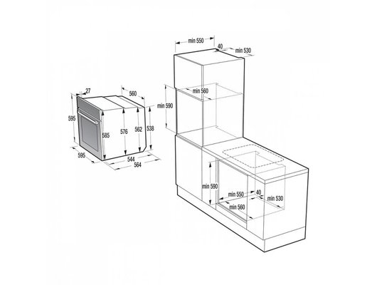 Духовой шкаф GORENJE BOS6747A05DG