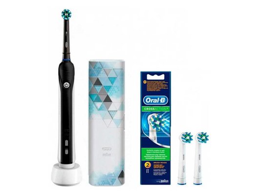 Зубная щетка электрическая Oral-B  PRO 750 Black  + travel case