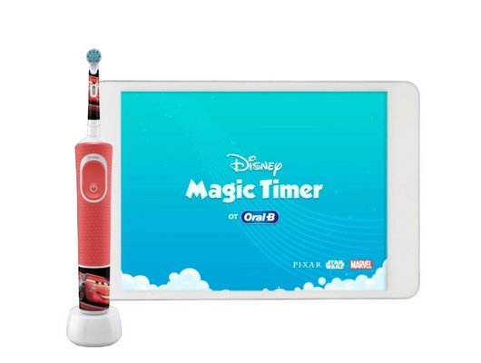 Зубная щетка электрическая для детей ORAL-B Vitality Kids D100.413.2K Cars (ПИ)