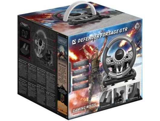 Руль Defender FORSAGE GTR USB