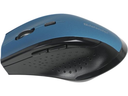 Мышь беспроводная Defender Accura MM-365 черный/синий