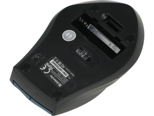 Мышь беспроводная Defender Accura MM-365 черный/синий
