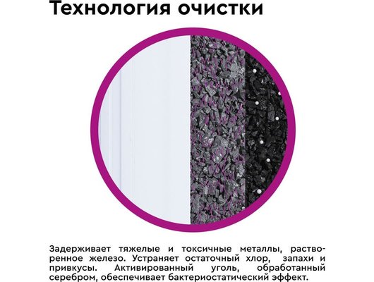 Картридж для проточных систем БАРЬЕР ПРОФИ ПостКарбон Сменный модуль