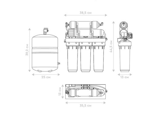 Система обратного осмоса БАРЬЕР ПРОФИ Осмо 100
