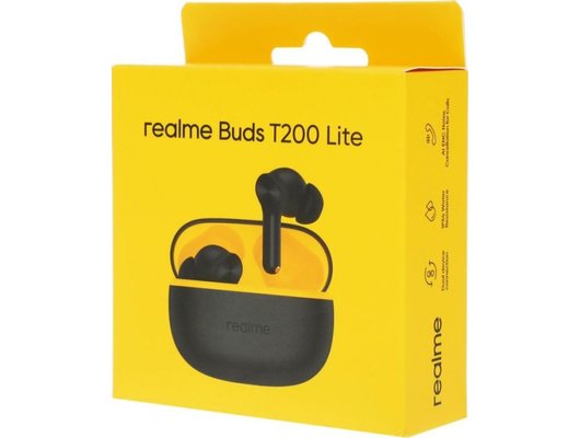 Гарнитуры TWS стерео REALME BUDS T200 LITE BLACK