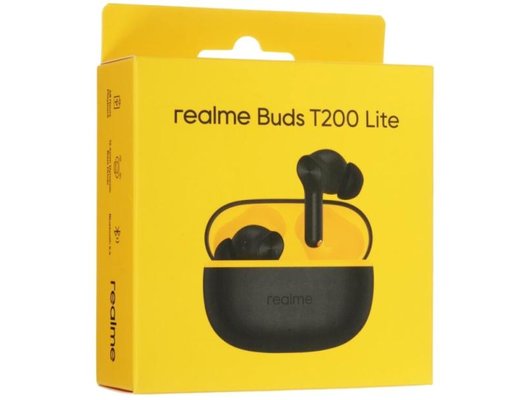 Гарнитуры TWS стерео REALME BUDS T200 LITE BLACK