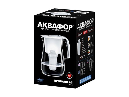 Фильтр кувшин АКВАФОР Прованс белый