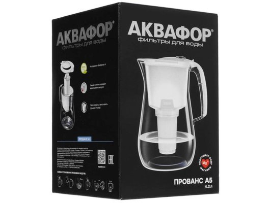 Фильтр кувшин АКВАФОР Прованс белый