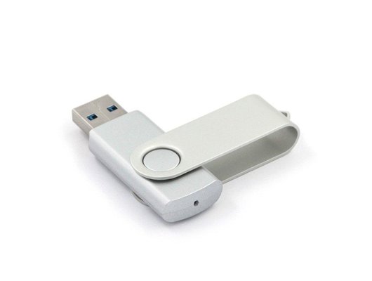 USB Флеш Mirex 256Gb USB 3.0 SWIVEL SILVER (13600-FM3SS256)