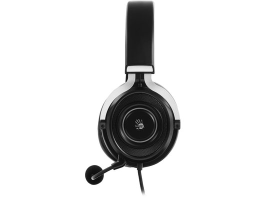 Игровые наушники проводные A4Tech Bloody G535 черный/серебристый (G535 (BLACK+SILVER) USB)