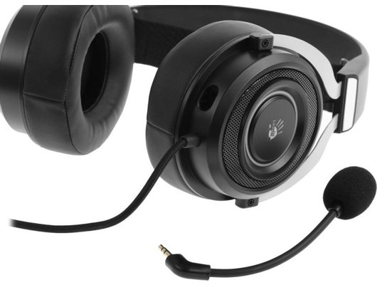 Игровые наушники проводные A4Tech Bloody G535 черный/серебристый (G535 (BLACK+SILVER) USB)