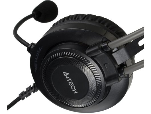 Наушники с микрофоном проводные A4Tech Fstyler FH200U серый (FH200U GREY)