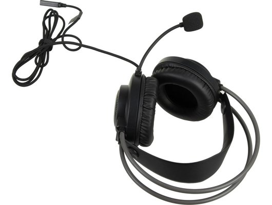 Наушники с микрофоном проводные A4Tech Fstyler FH200U серый (FH200U GREY)