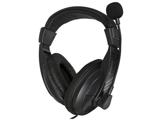 Наушники с микрофоном проводные Defender Gryphon 750 черные
