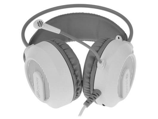 Игровые наушники проводные Oklick HS-L300G белый