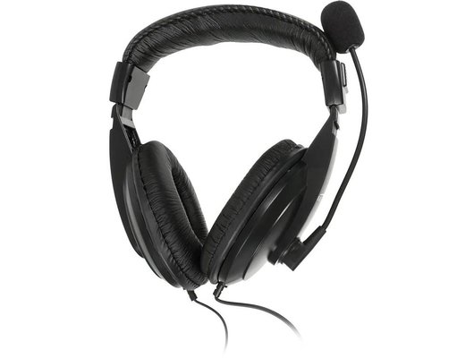 Наушники с микрофоном проводные Oklick HS-M137V