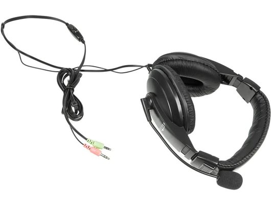 Наушники с микрофоном проводные Oklick HS-M137V