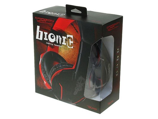 Игровые наушники проводные Qumo Dragon War Bionic