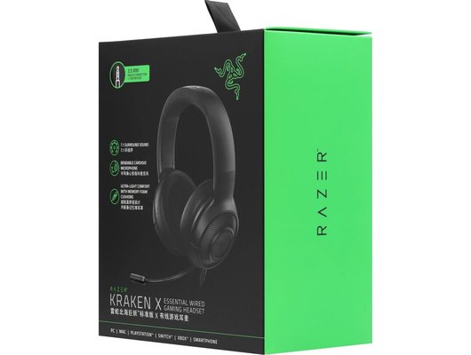 Игровые наушники проводные Razer Kraken X Essential