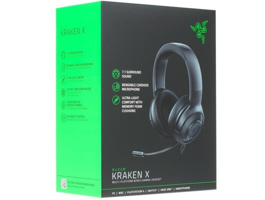 Игровые наушники проводные Razer Kraken X Essential