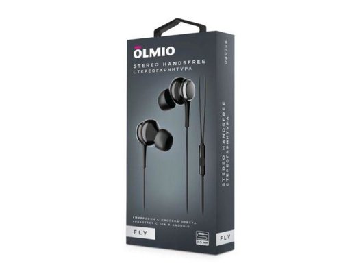Гарнитуры OLMIO Fly 3.5мм черные