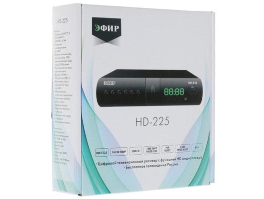 DVB-T2 ресивер Сигнал Эфир HD-225 (DVB-T2/C)