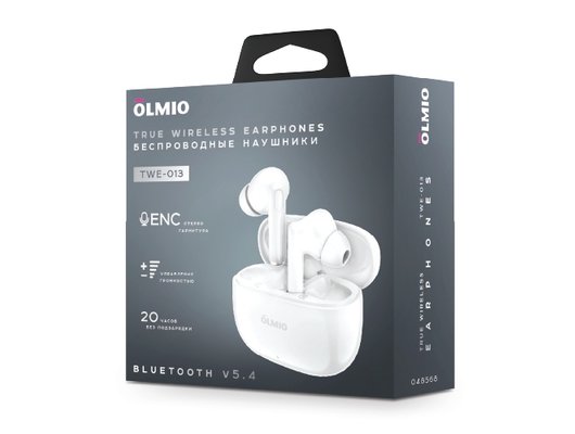 Гарнитуры TWS стерео OLMIO TWE-13 Белые