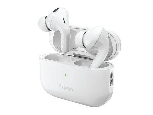 Гарнитуры TWS стерео OLMIO TWE-23 ANC+ENC Белые