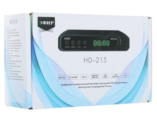 DVB-T2 ресивер Сигнал Эфир HD-215 (DVB-T2/C)