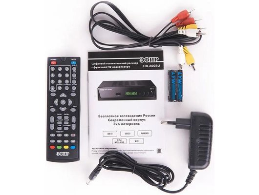 DVB-T2 ресивер Сигнал Эфир HD-600RU