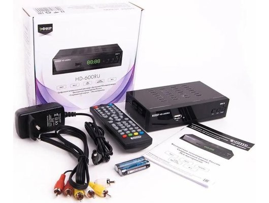 DVB-T2 ресивер Сигнал Эфир HD-600RU