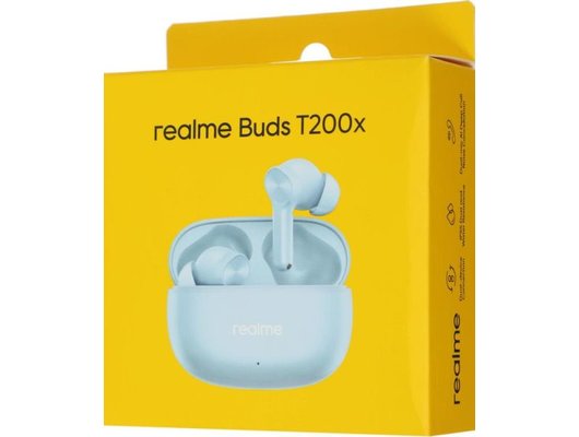 Гарнитуры TWS стерео REALME BUDS T200X Голубой
