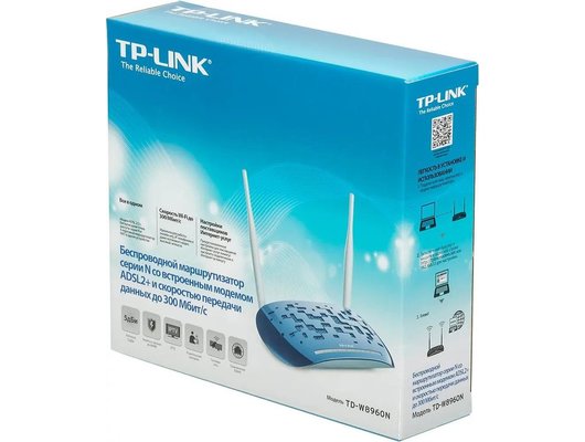 WiFi роутер TP-Link TD-W8960N ADSL2+